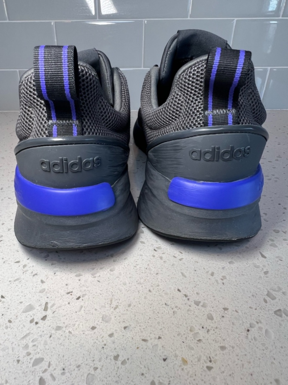 Adidas Racer TR21 Primegreen Cloud Foam Running Shoes Gray Black Sneaker Sz 11.5 - Picture 9 of 14
